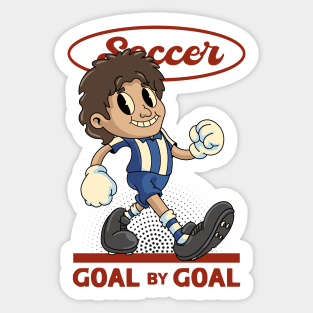 Cute Football Boy Sticker